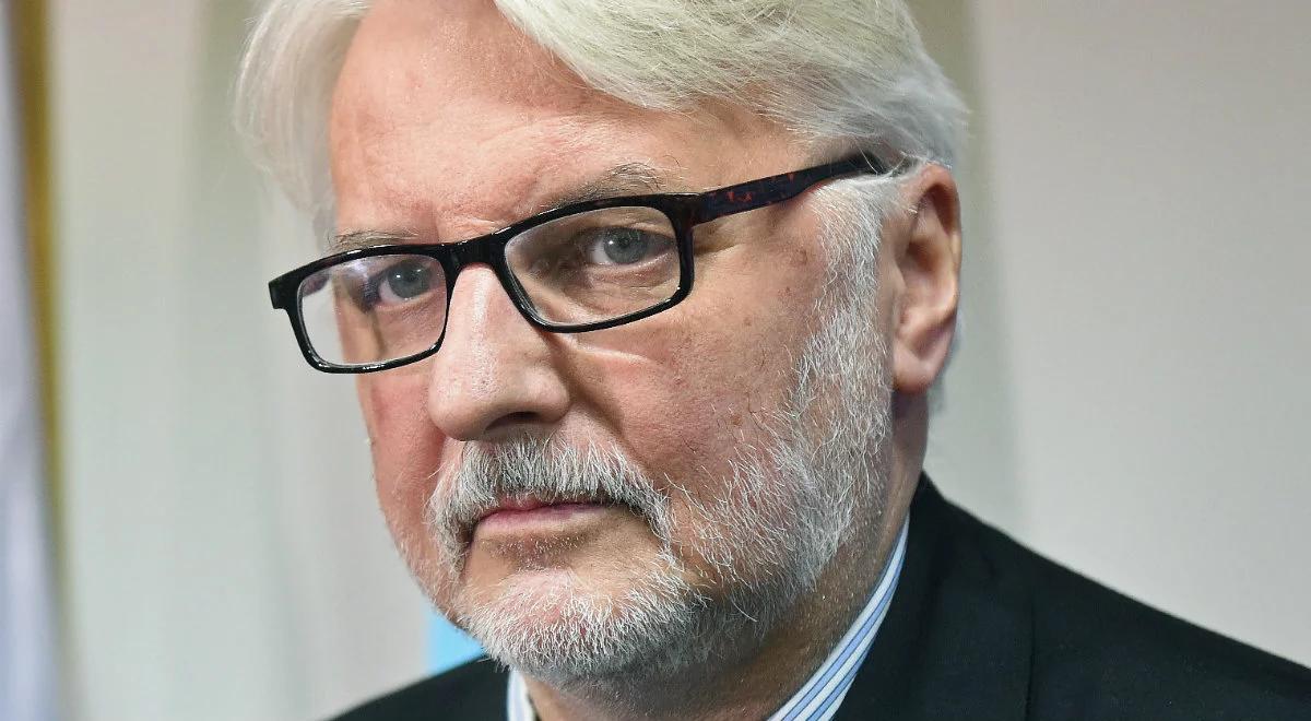 Witold Waszczykowski zaproszony na spotkanie z Rexem Tillersonem. "Nie mogę skorzystać"