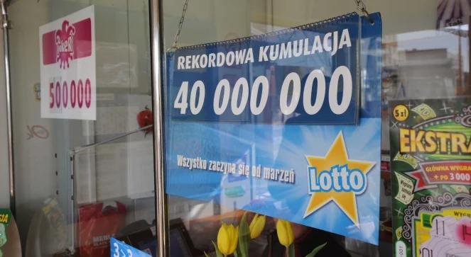 Rekordowa kumulacja w Lotto: 40 mln zł