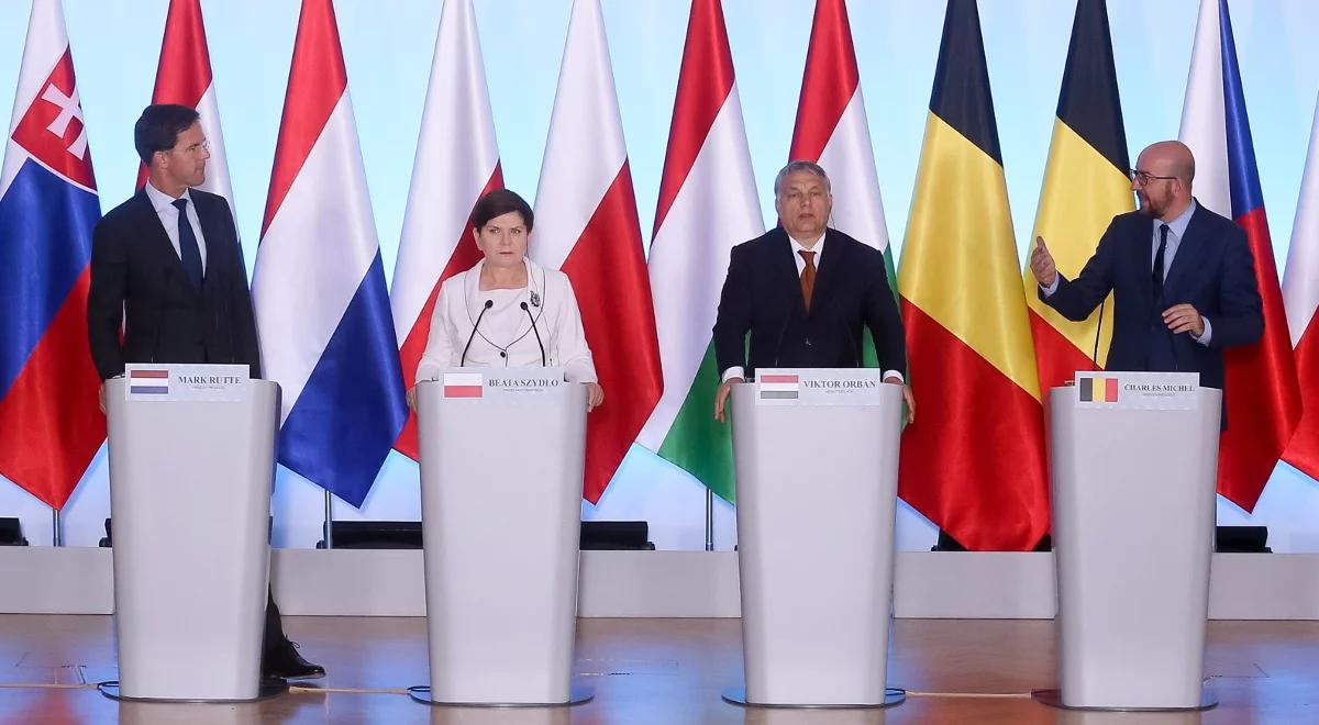 Premierzy krajów V4 i Beneluksu rozmawiali w Warszawie m.in. o przyszłości UE