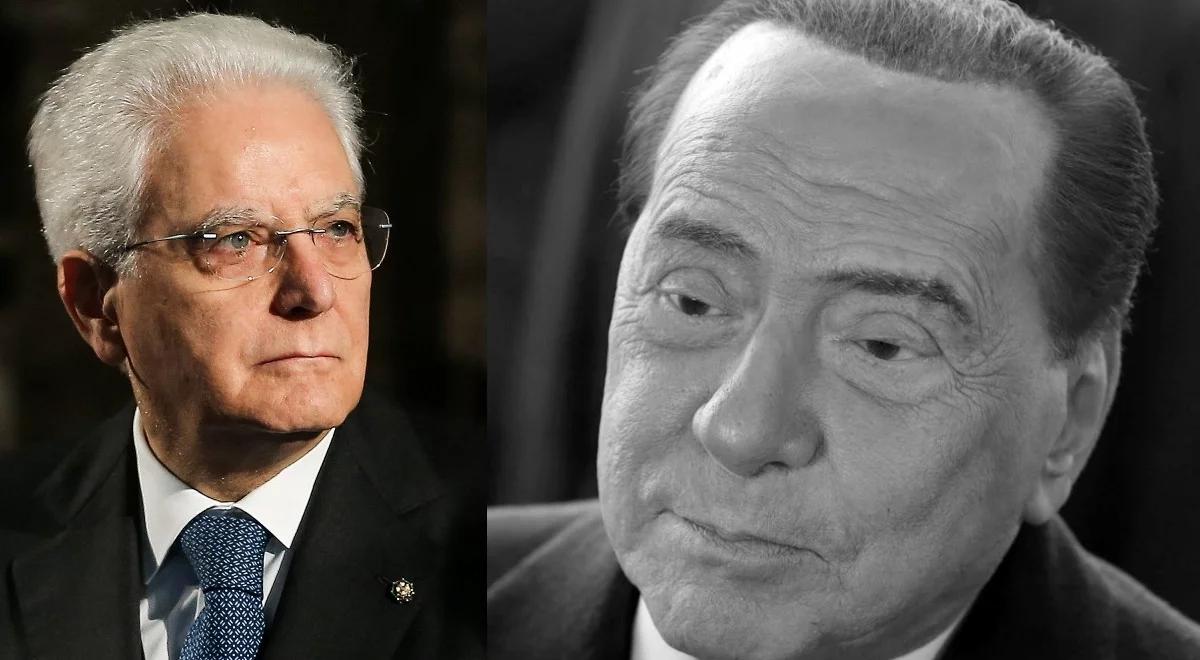 "Przywódca, który naznaczył naszą historię". Prezydent Włoch wspomina Silvio Berlusconiego