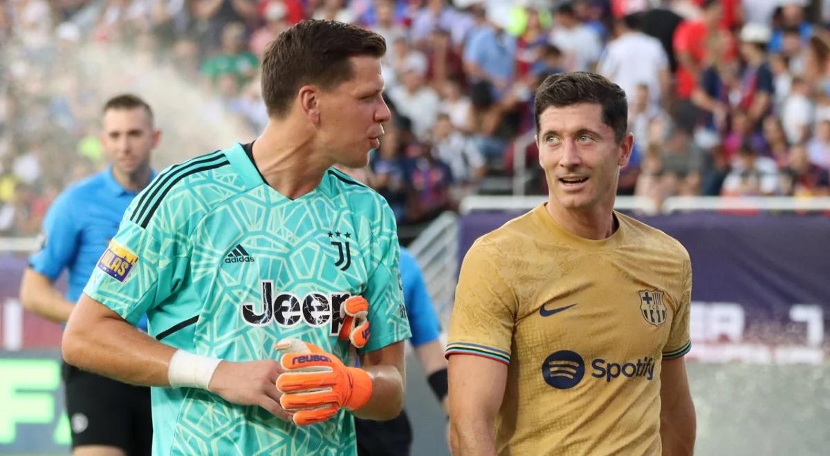 FC Barcelona - Juventus. Szczęsny żartuje z Lewandowskiego: nawet nie oddałeś strzału na bramkę 