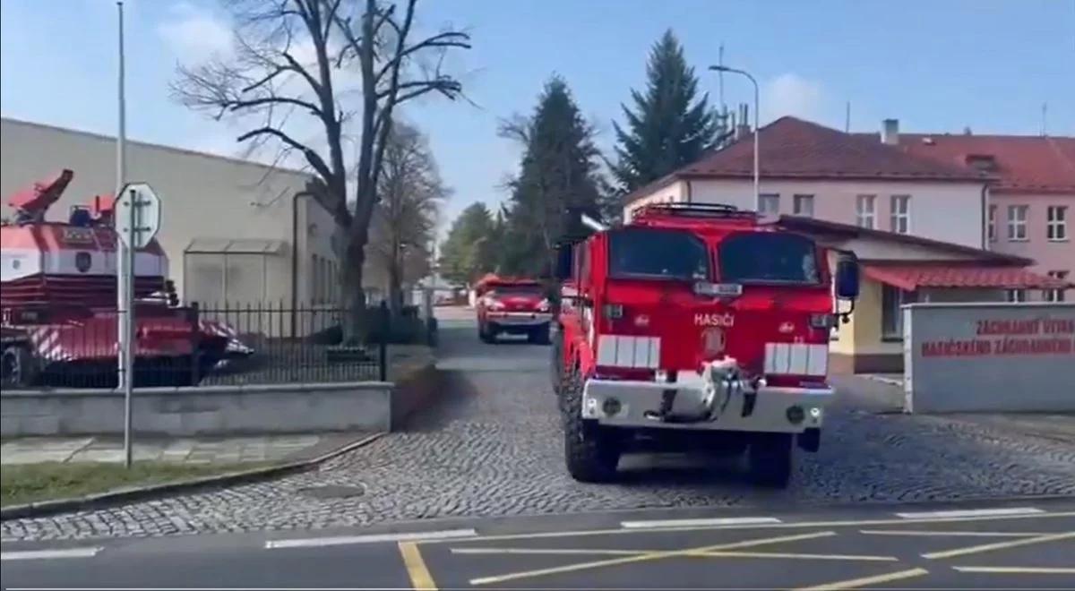 Akcja czeskich strażaków. Eksplozja w fabryce amunicji