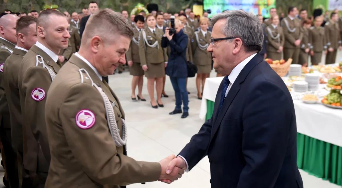 Prezydent spotkał się z żołnierzami. "Czujemy bezpieczeństwo dzięki sile polskie armii"
