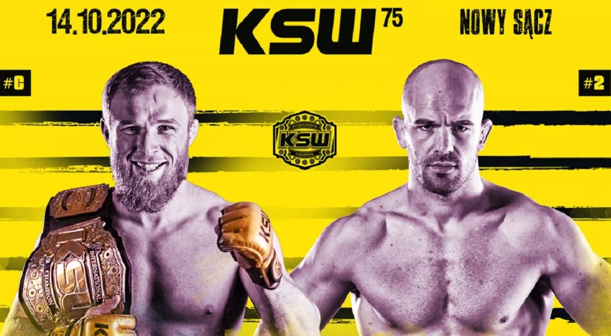 KSW 75: Dwa tygodnie do gali w Nowym Sączu. Znamy pełną kartę walk