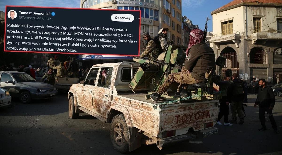 Przewrót w Syrii. Jest reakcja Polski