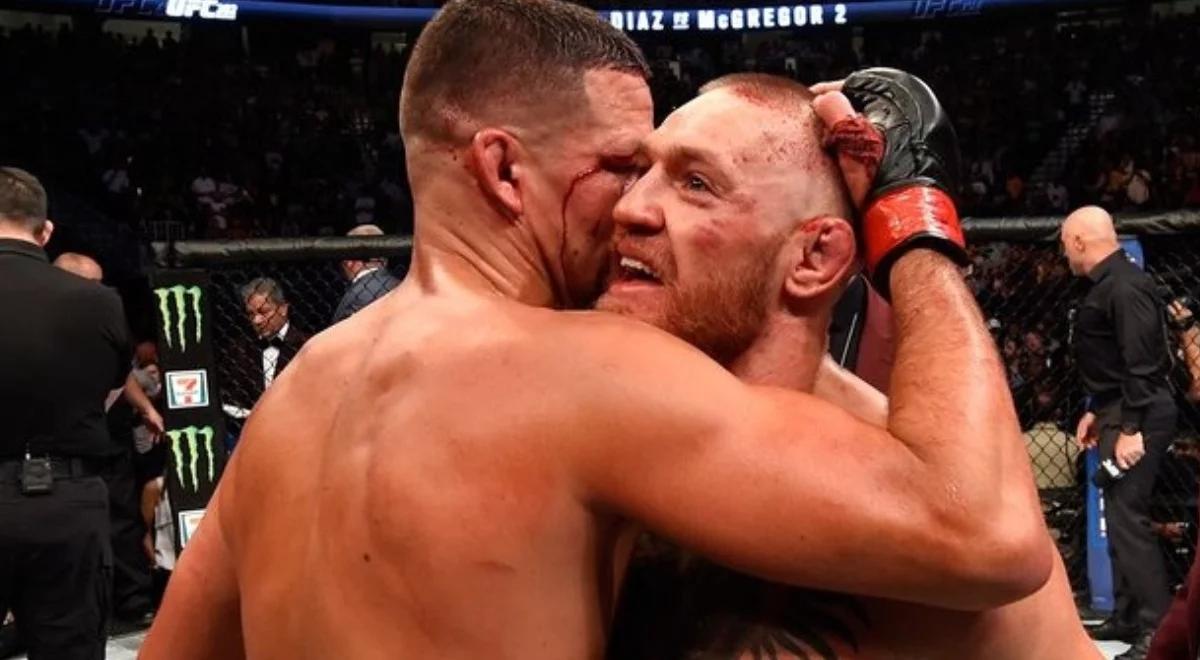 UFC 202: Diaz i McGregor zaserwowali krwawy bój. Trzecia walka tuż, tuż. Wojownicy bohaterami nowej "Trylogii"?  