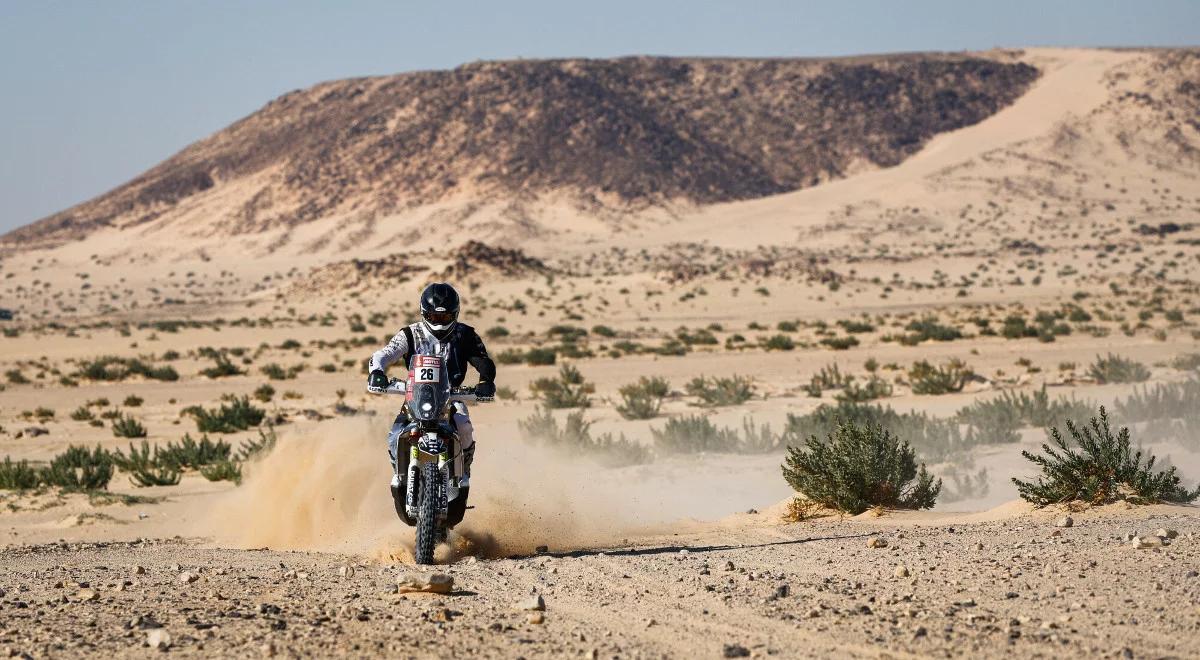 Dakar 2024: Konrad Dąbrowski najlepszy z Polaków. Dobry etap motocyklisty 