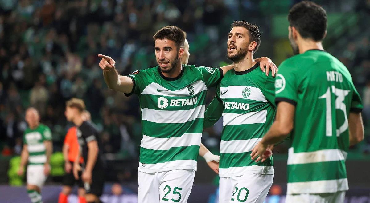 Liga Europy: Sporting - Sturm. Portugalczycy pomagali Rakowowi, jak mogli 