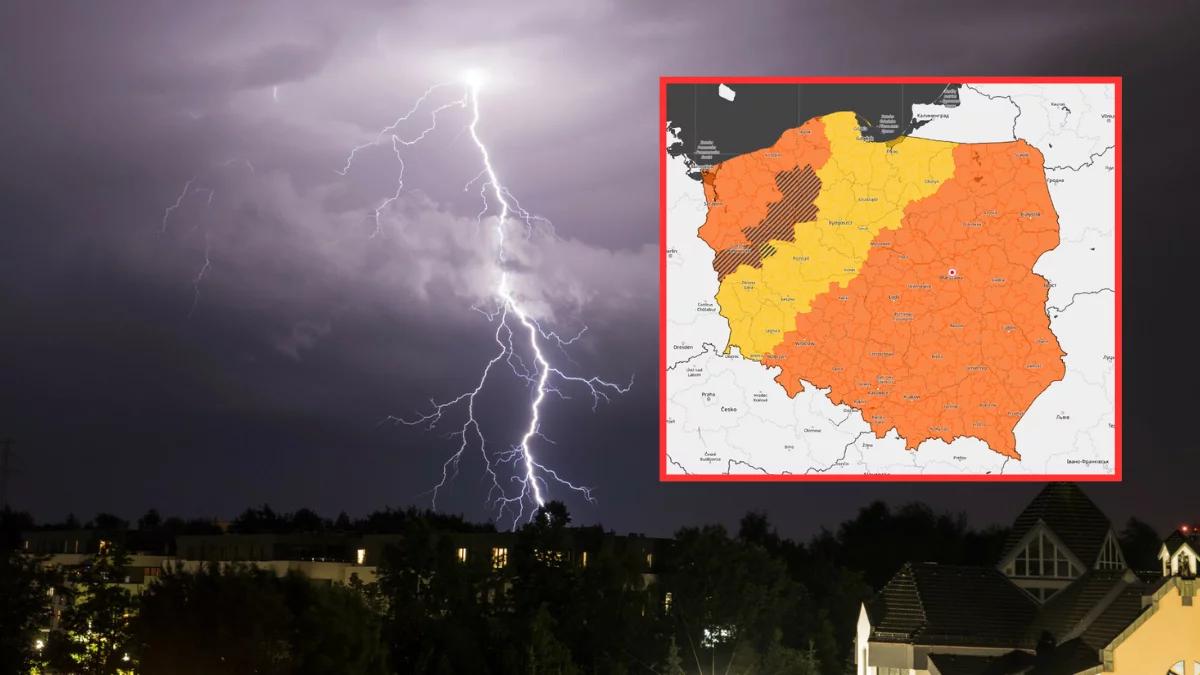 Najgroźniejsza burza w tym roku? Cała Polska objęta alertami