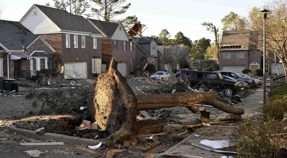 Zabójcze tornado w USA. Nie żyje sześć osób, kilkadziesiąt jest rannych. Nagrania mrożą krew w żyłach