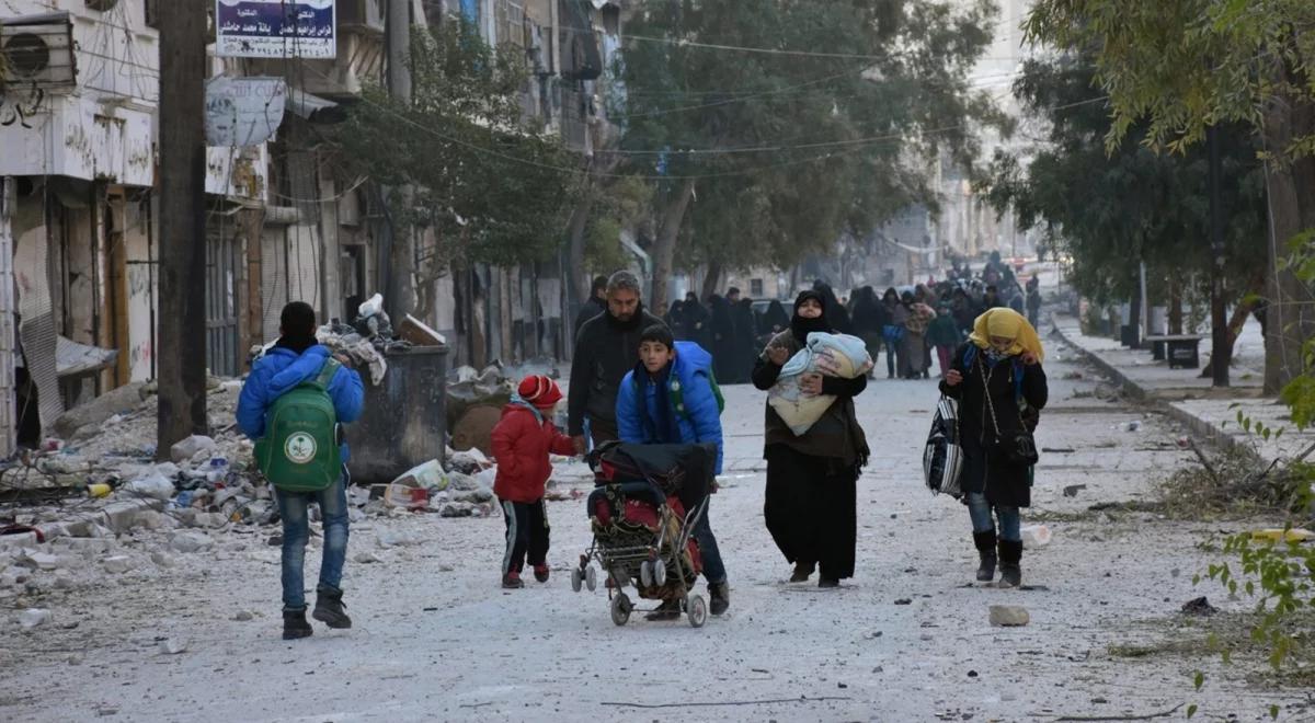 Czerwony Krzyż: 150 osób ewakuowano z centrum medycznego w Aleppo