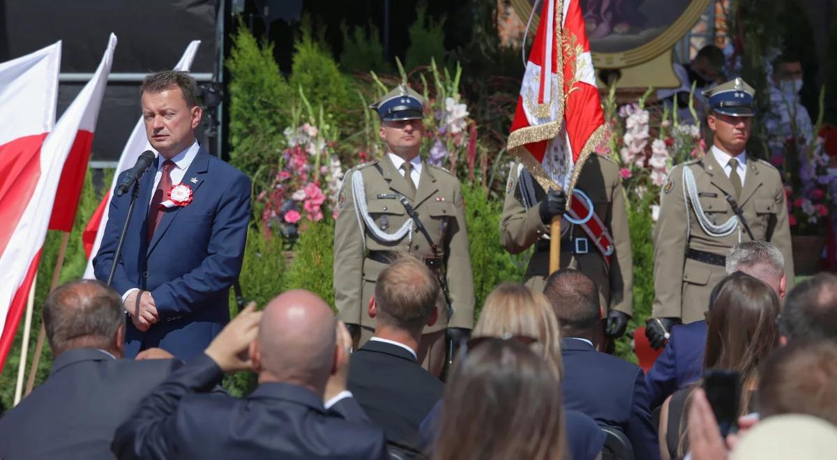 Szef MON: pamięć o wydarzeniach sprzed 100 lat buduje morale dzisiejszego wojska