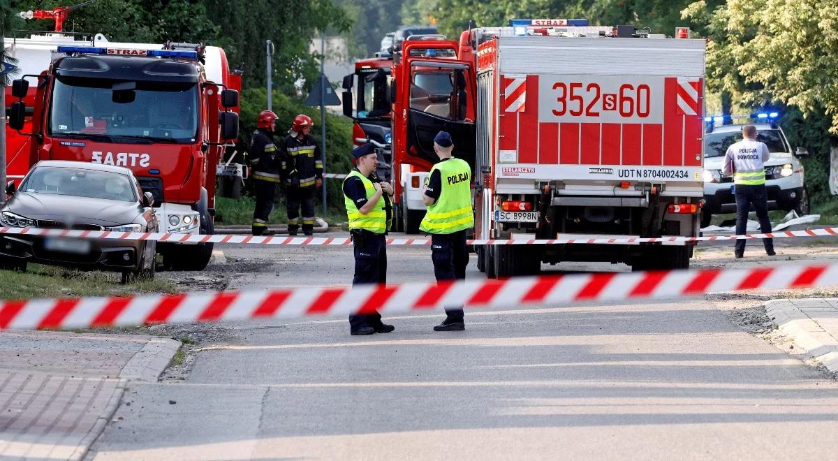 Częstochowa: wybuch gazu w samochodzie. Są ofiary śmiertelne, trwa akcja strażaków