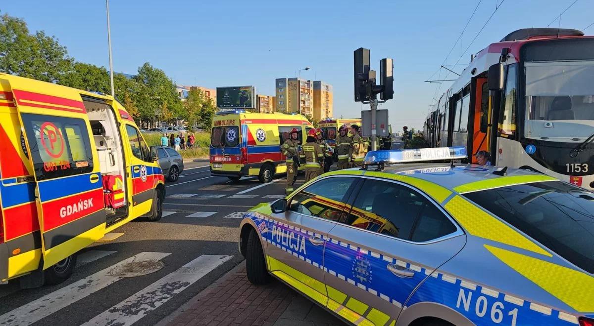 W Gdańsku zderzyły się tramwaje. Są ranni