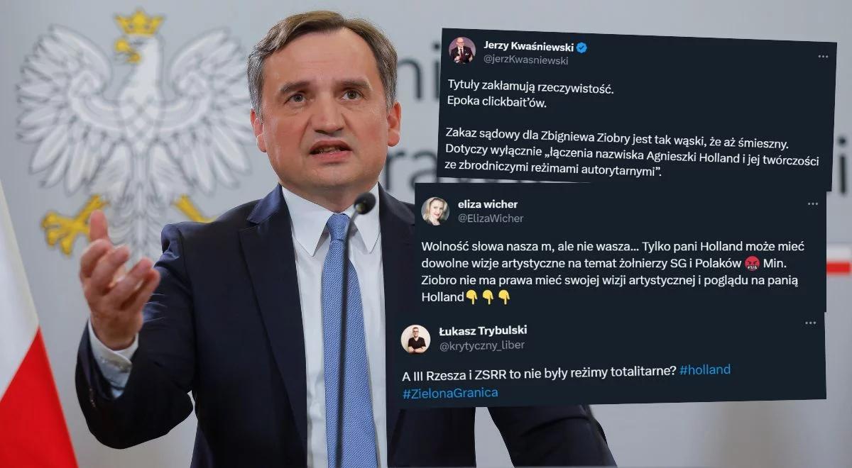 Minister Ziobro z zakazem wypowiedzi nt. Holland? W sieci zawrzało, internauci piszą o cenzurze