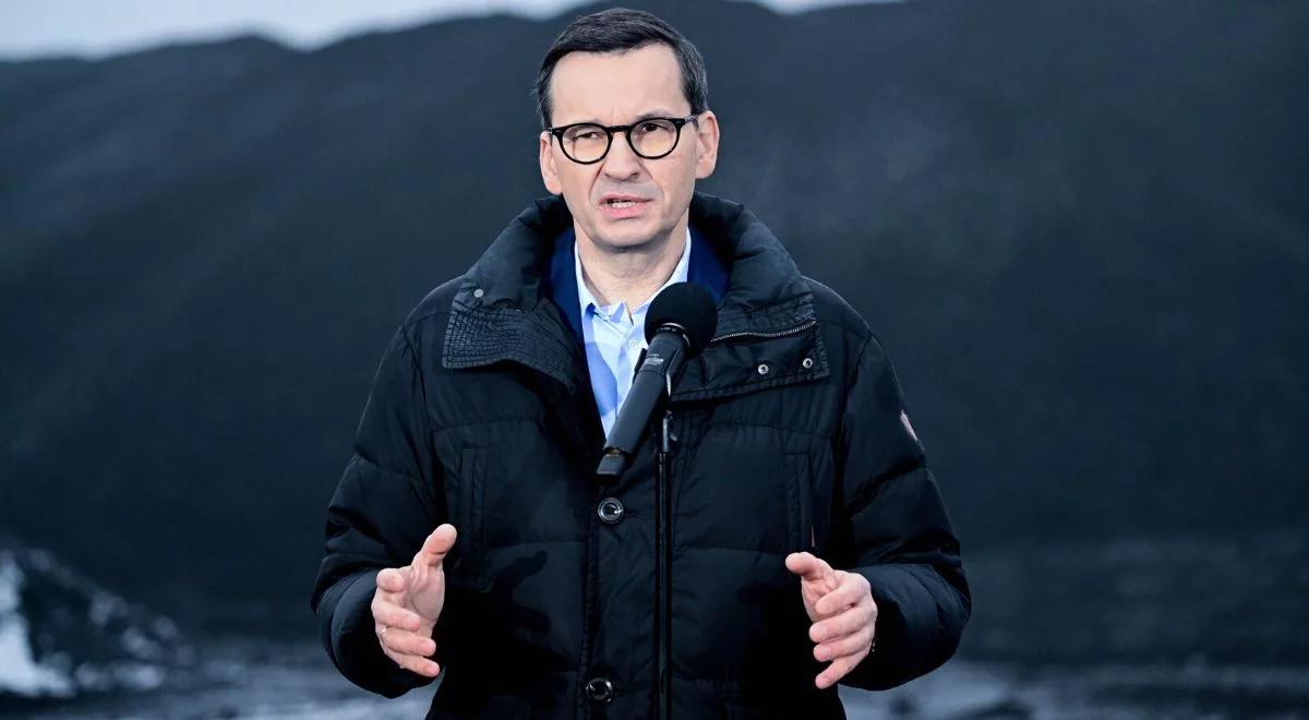 Premier Morawiecki: nie straszymy, jak opozycja, działamy, dlatego węgla jest dziś w Polsce pod dostatkiem