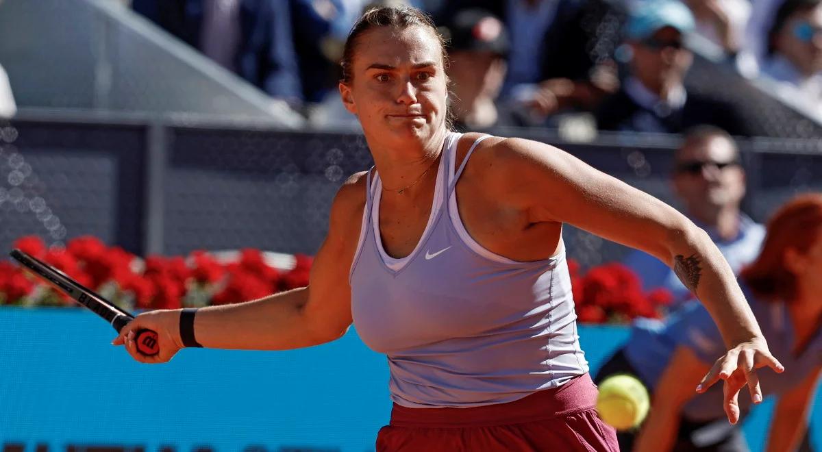 WTA Madryt: Aryna Sabalenka pierwszą finalistką. Iga Świątek do niej dołączy? 