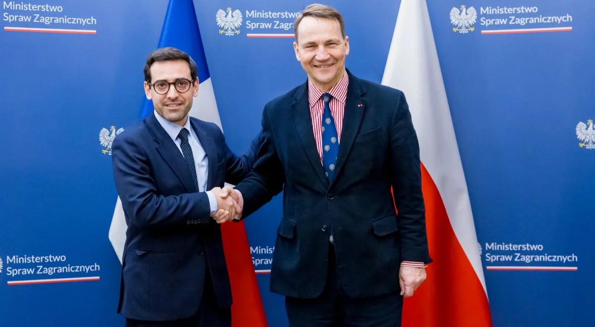Pomoc dla walczącej Ukrainy. Szefowie MSZ Polski i Francji deklarują dalsze wsparcie