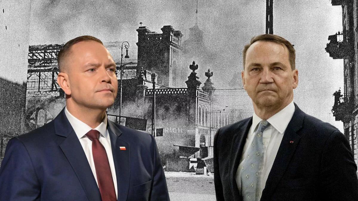 Nawrocki chce reparacji od Niemiec. Sikorski: sprawa jest niestety beznadziejna