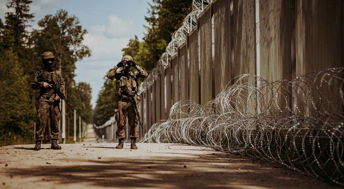 Szef MON: Prawo i Sprawiedliwość jest gwarantem, że zapora na granicy będzie dalej istniała