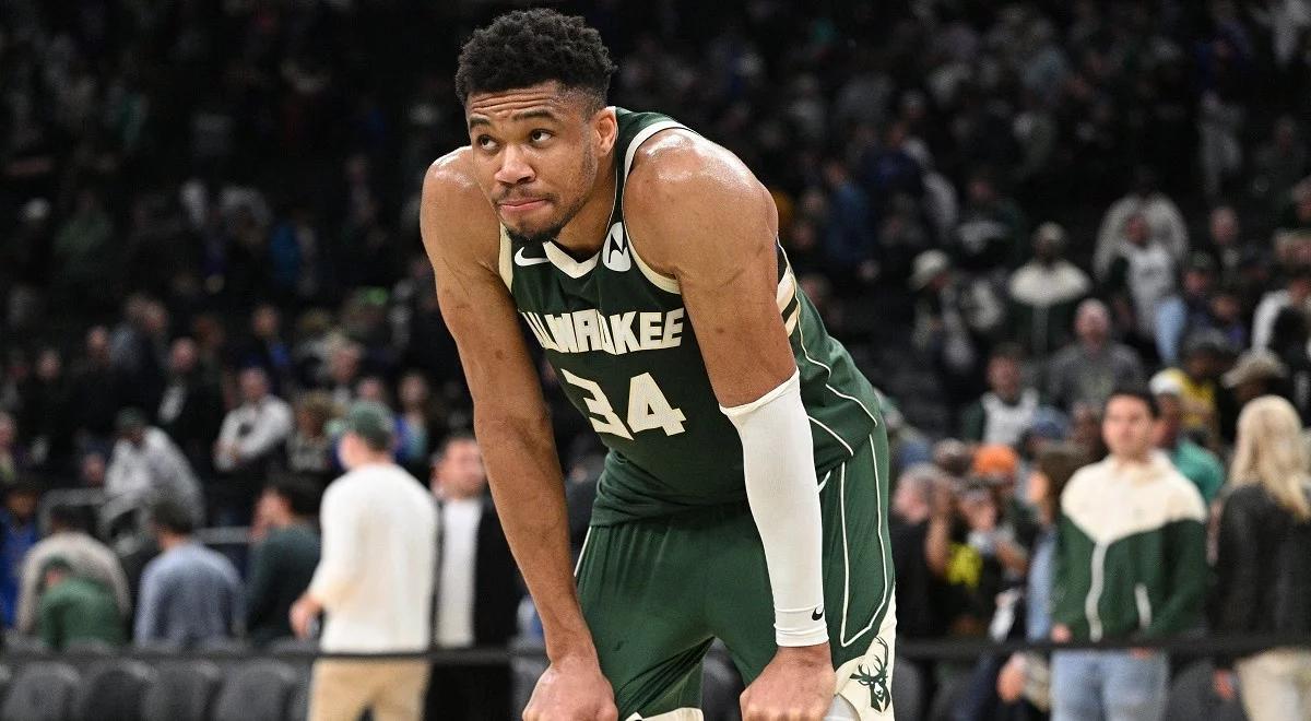 NBA: Giannis Antetokounmpo zdobył 54 punkty, ale to nie wystarczyło. Bucks niespodziewanie przegrali z Pacers