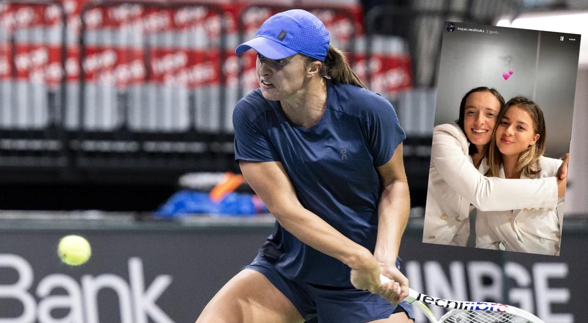 Billie Jean King Cup. Iga Świątek szeroko uśmiechnięta - zagra w drużynie z przyjaciółką