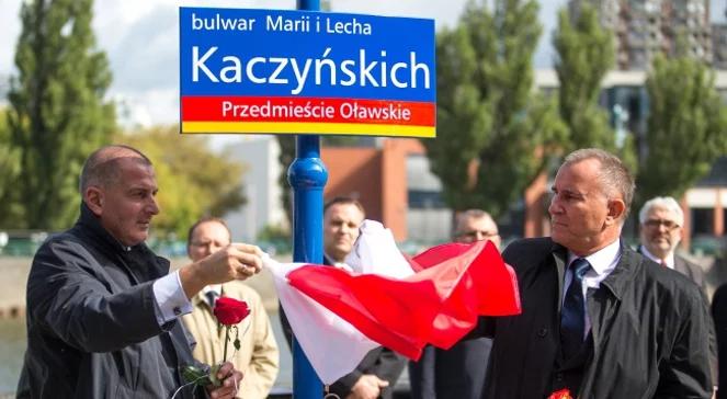 Maria i Lech Kaczyńscy patronami wrocławskiego bulwaru