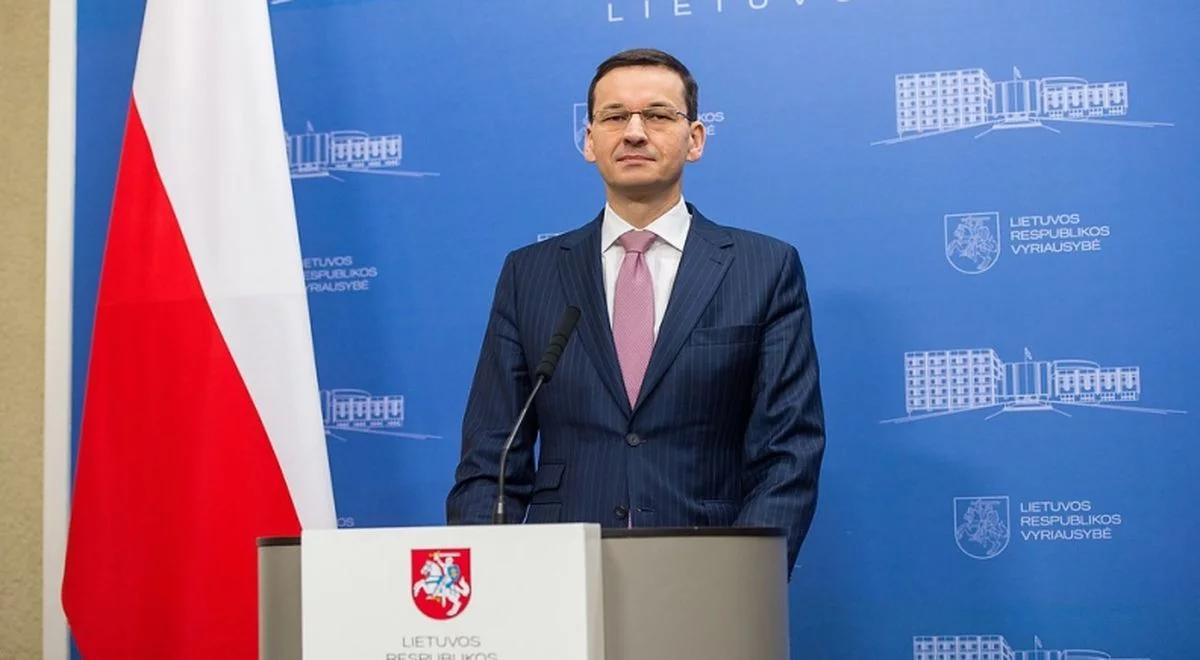 Premier Mateusz Morawiecki: chcemy odbudować Bursztynowy Szlak