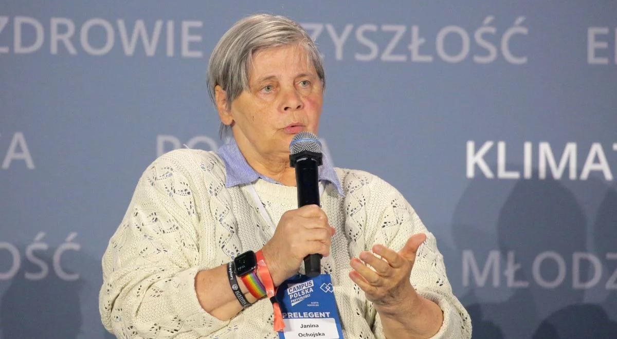 Antypolska wypowiedź Ochojskiej o "masowym grobie" przy granicy. To nie pierwszy taki przypadek