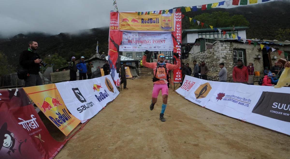 Everest Marathon: Robert Celiński najlepszym cudzoziemcem w morderczym biegu pod Everestem