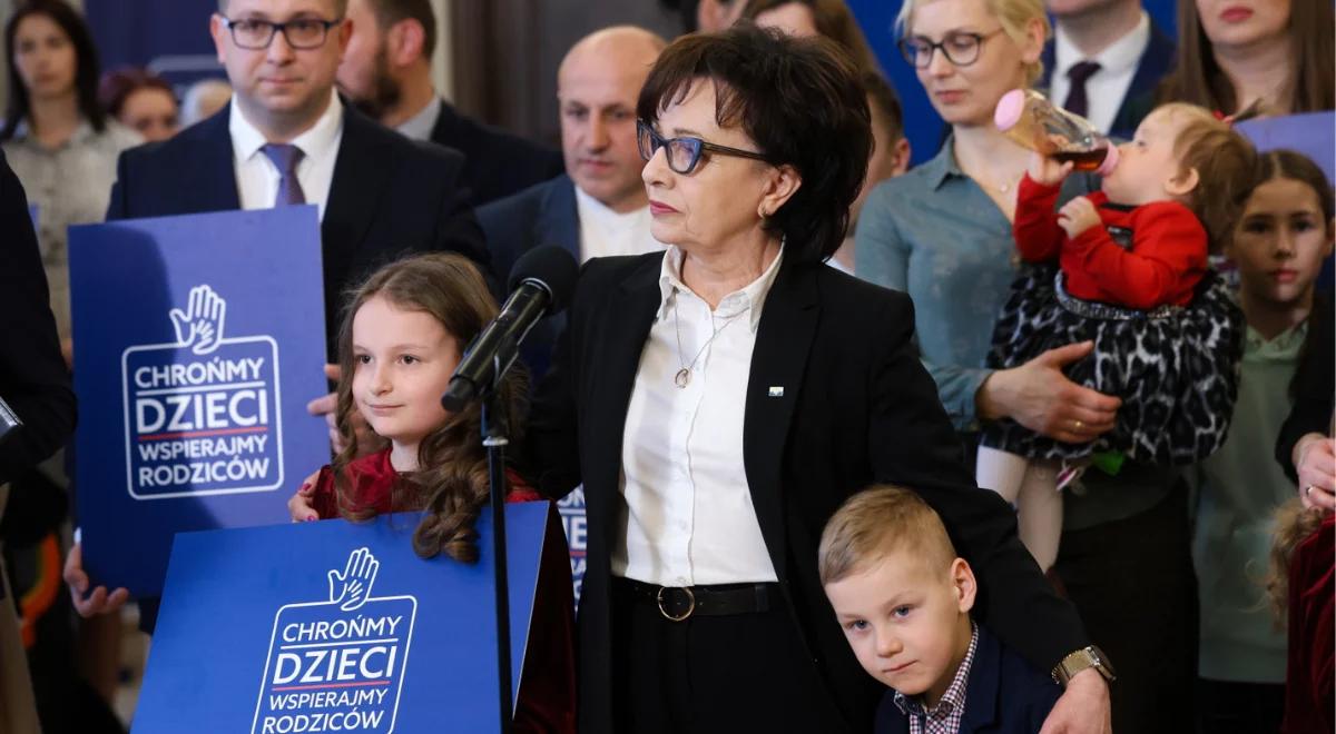 Marszałek Witek: należy pozwolić rodzicom wychowywać dzieci tak, jak tego sami chcą. Szkoła ma ich wesprzeć