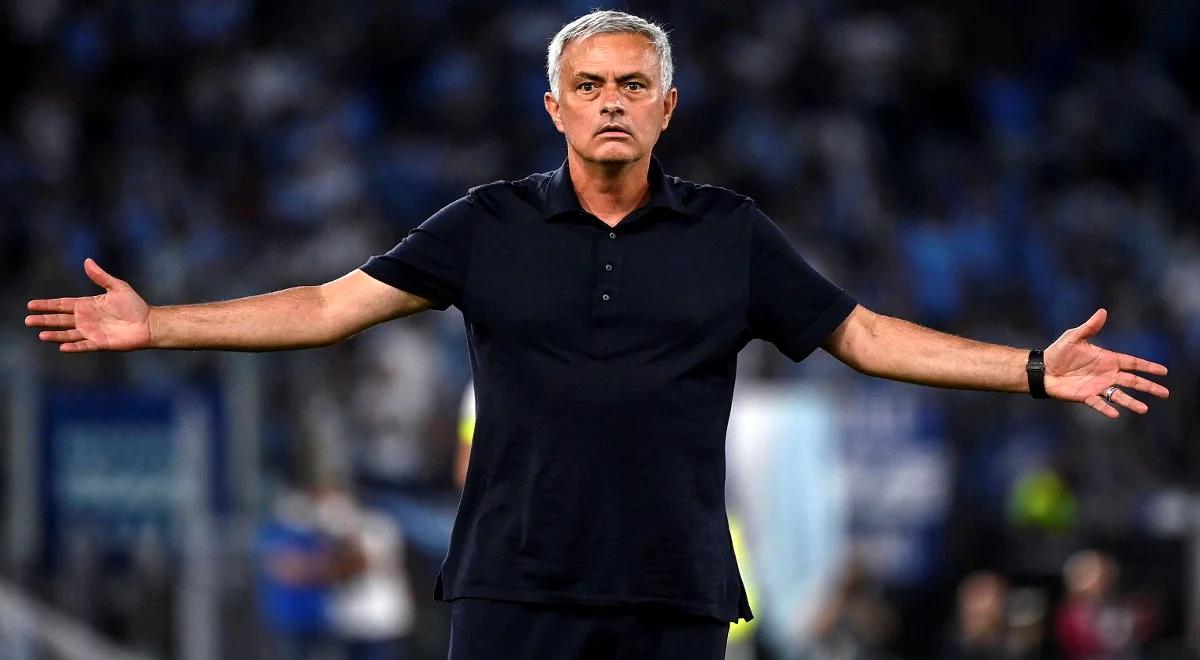 Serie A: Jose Mourinho opuścił konferencję prasową po derbach Rzymu. Niespodziewany powód absencji 