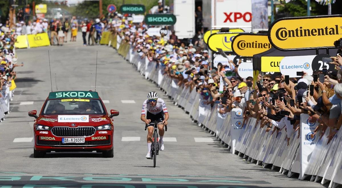 Tour de France. Udany atak Tadeja Pogacara. Słoweniec zwycięzcą 4. etapu