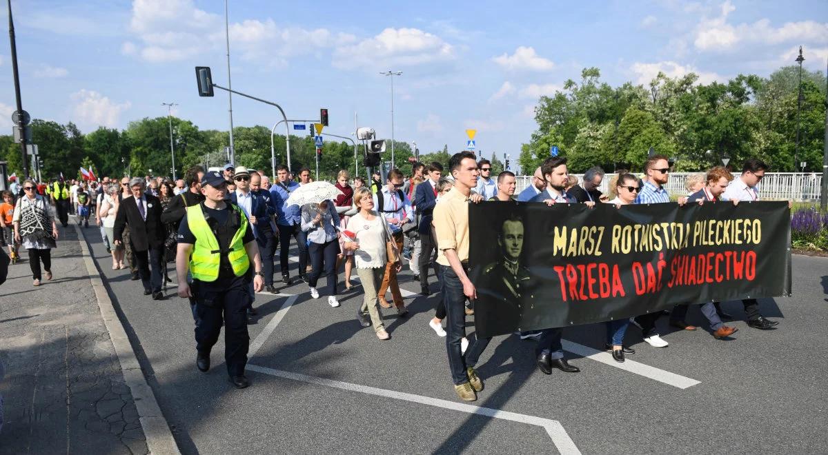Warszawa: marsz pamięci w 71. rocznicę śmierci Witolda Pileckiego