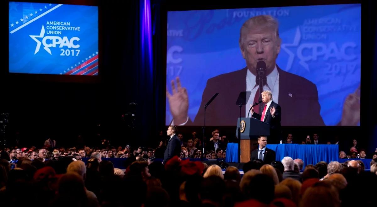 USA: Trump na zjeździe konserwatystów m.in. o imigracji, mediach i murze 