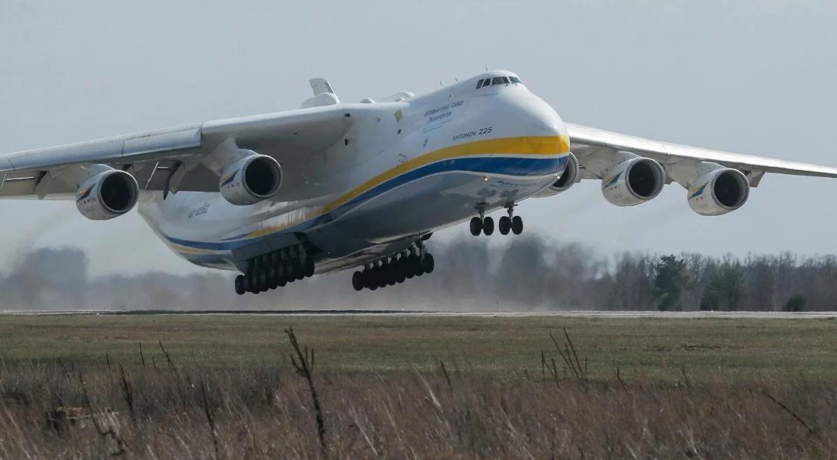 Dziesiątki ton sprzętu na walkę z pandemią. Antonow An-225 Mrija przyleci dziś do Polski