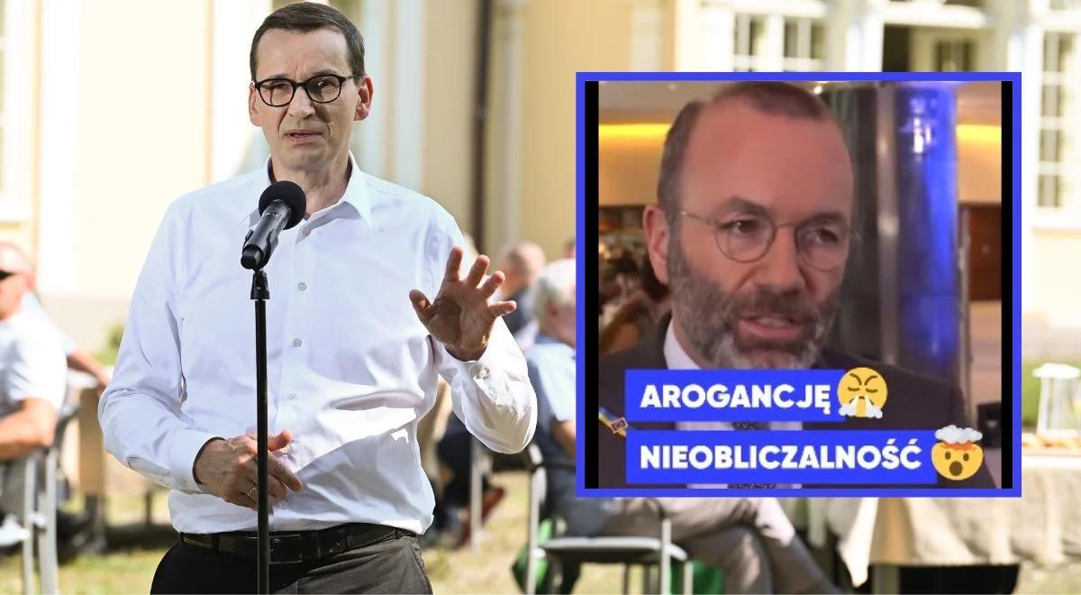 Premier Morawiecki: Weber - tak kontrowersyjna postać chce uczyć Polaków demokracji? Starczy nam Tusk