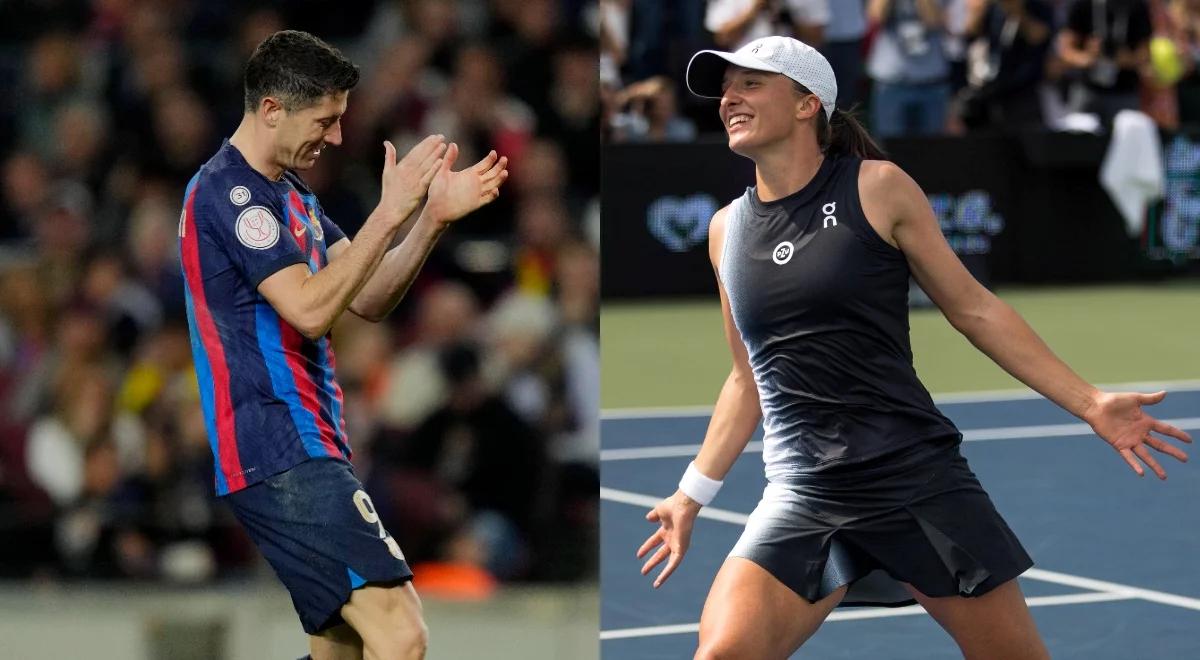 Robert Lewandowski chwali Igę Świątek. "Pozostanie na szczycie przez długi czas"