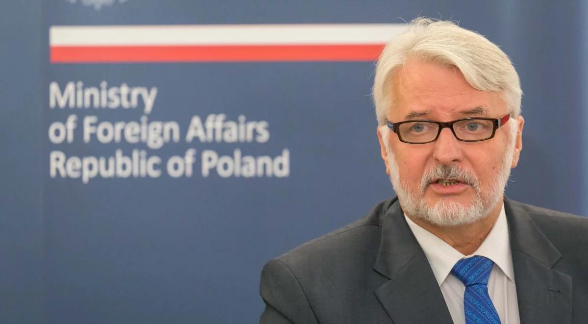 Witold Waszczykowski: Rosja testuje Stany Zjednoczone na Ukrainie