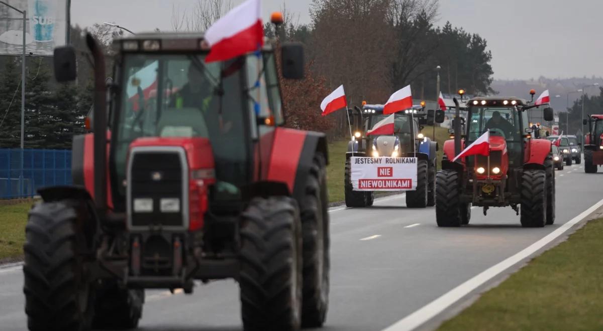 Protesty rolników w wielu miejscach Polski. Sprawdź gdzie są utrudnienia na drogach