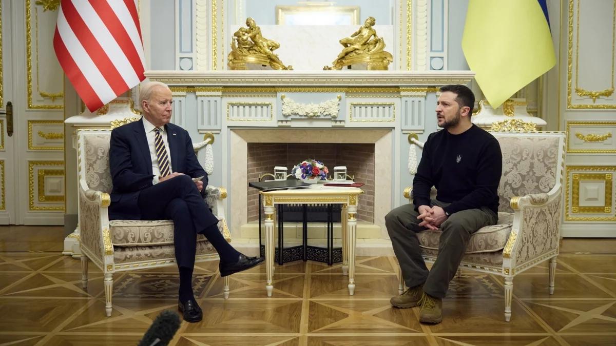 Spotkanie Biden - Zełenski. Szef MSZ Ukrainy: prezydenci są zadowoleni z rozmowy