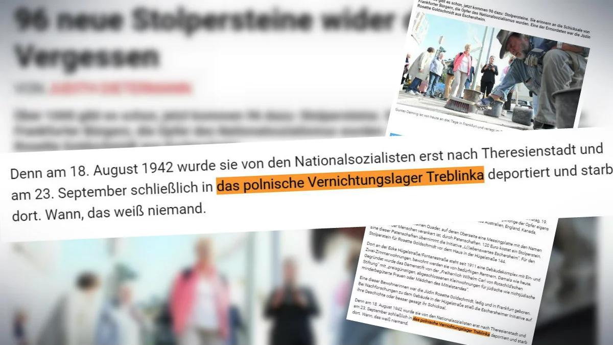 Niemiecki dziennik pisze o "polskim obozie zagłady". Powstaje list protestacyjny