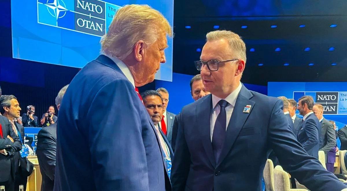 Duda rozmawiał z Trumpem. Kuluary szczytu NATO