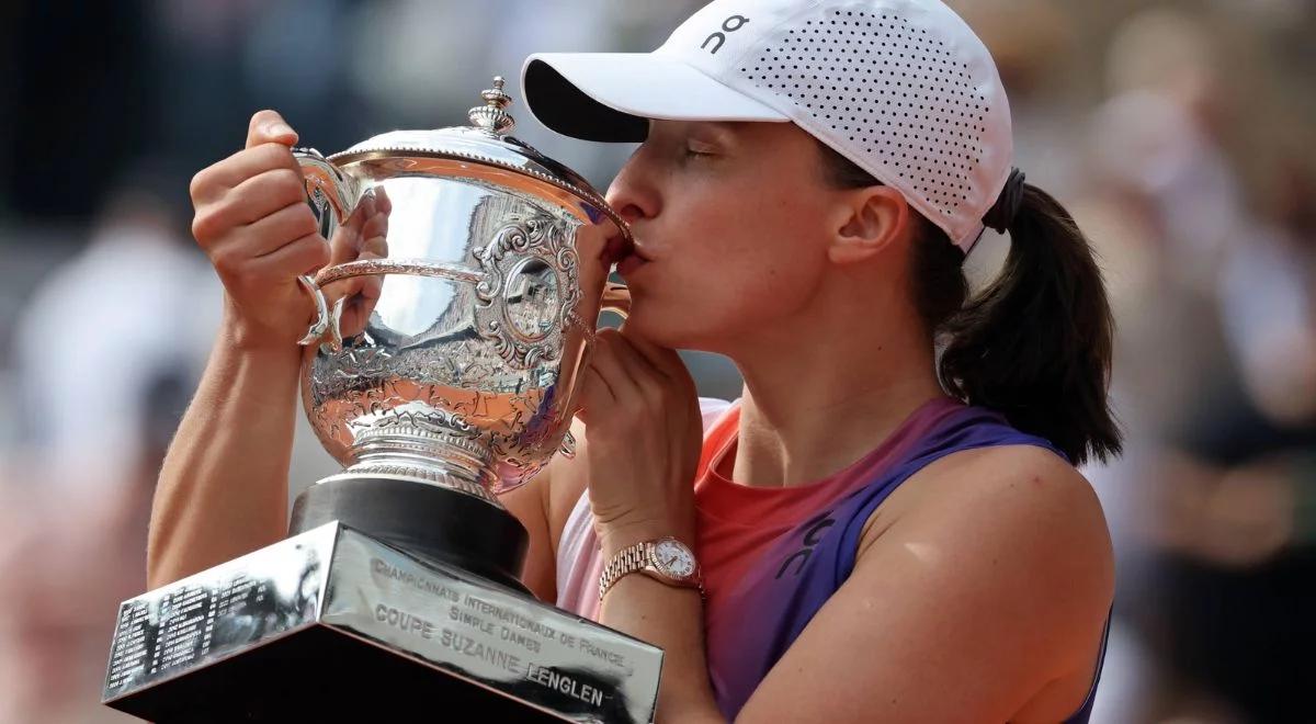 Finał Wimbledonu Świątek - Anisimova. Iga ma 100 procent skuteczności!