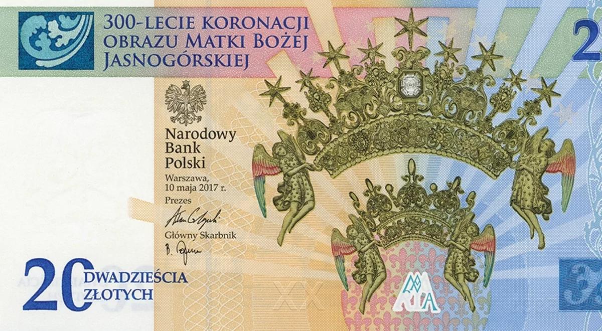 Nowy banknot kolekcjonerski NBP: 300-lecie koronacji Obrazu Matki Bożej Jasnogórskiej