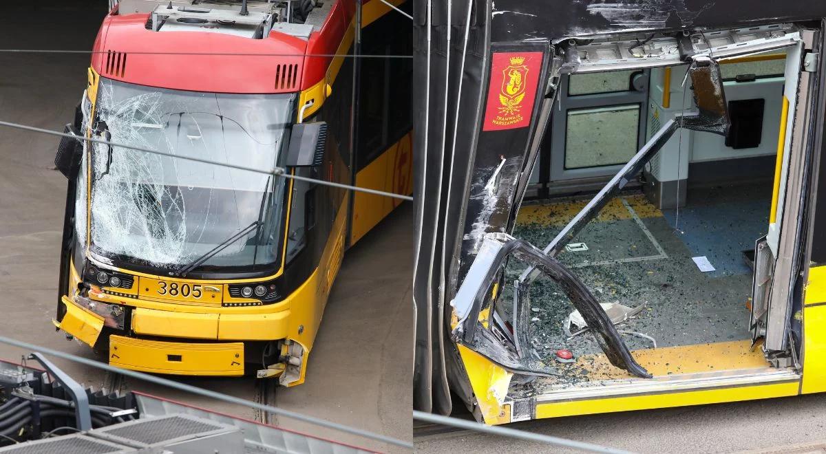 Warszawa: zderzenie dwóch tramwajów na Bielanach, są ranni. Utrudnienia w ruchu