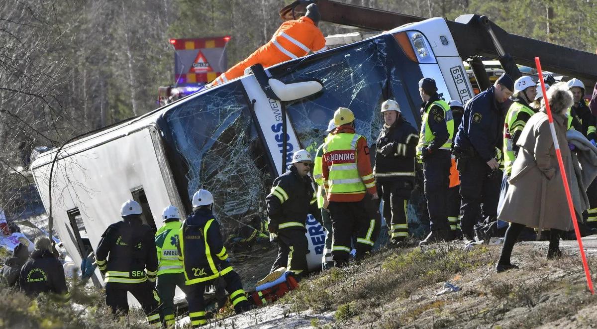 Tragiczny wypadek autobusu w Szwecji. Nie żyją trzy osoby