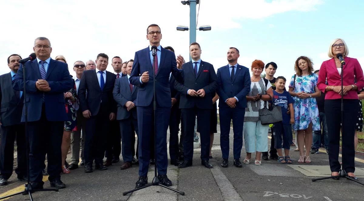 Premier Mateusz Morawiecki: zależy nam, by kolejnictwo odzyskało dawny blask