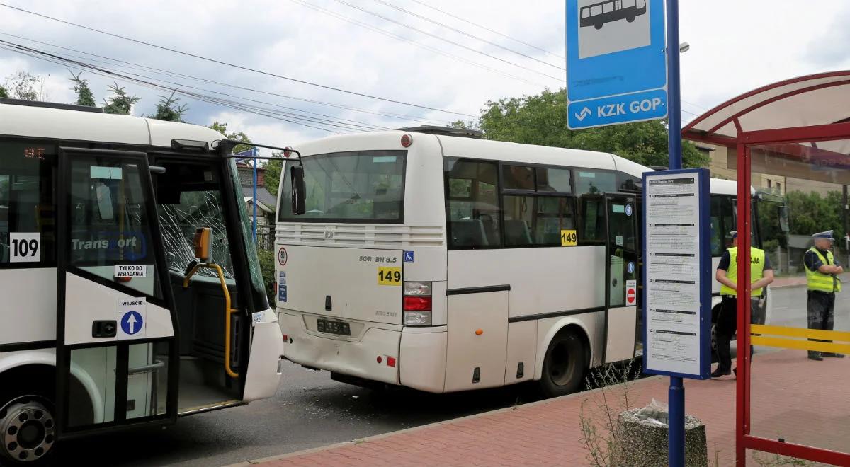 Zderzenie autobusów na Śląsku. 17 osób poszkodowanych