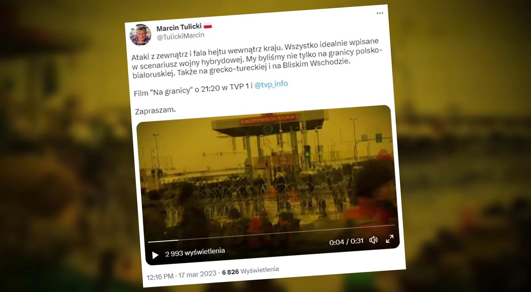 Film TVP Info "Na granicy". "Wszystko się zaczyna na Bliskim Wschodzie"